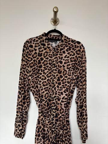Zara Leopard Print Dress XXL