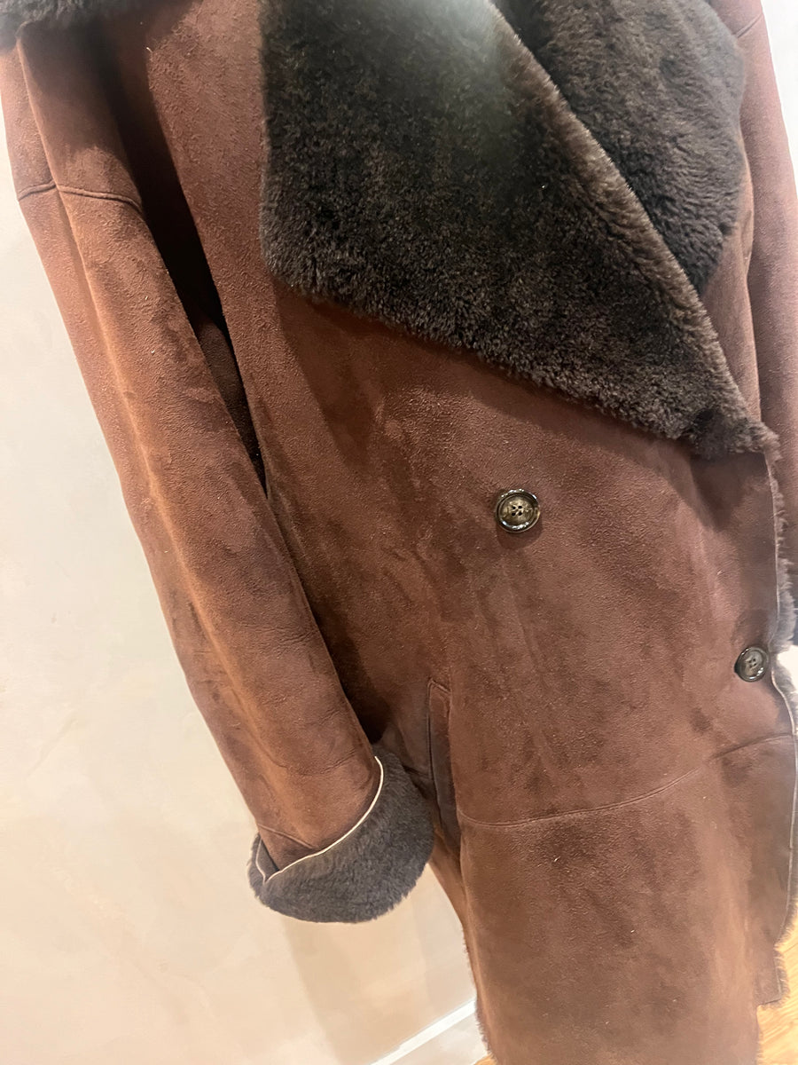 Joseph Shearling Coat Threads and Fibre