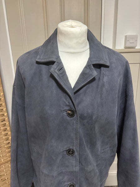 Massimo Dutti Leather Jacket S