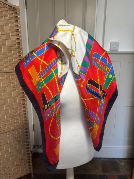 Longchamp Silk Scarf