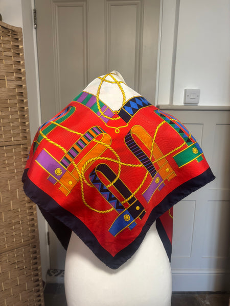 Longchamp Silk Scarf