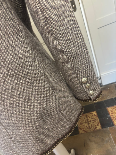 Goelia Brown Tweed Blazer M