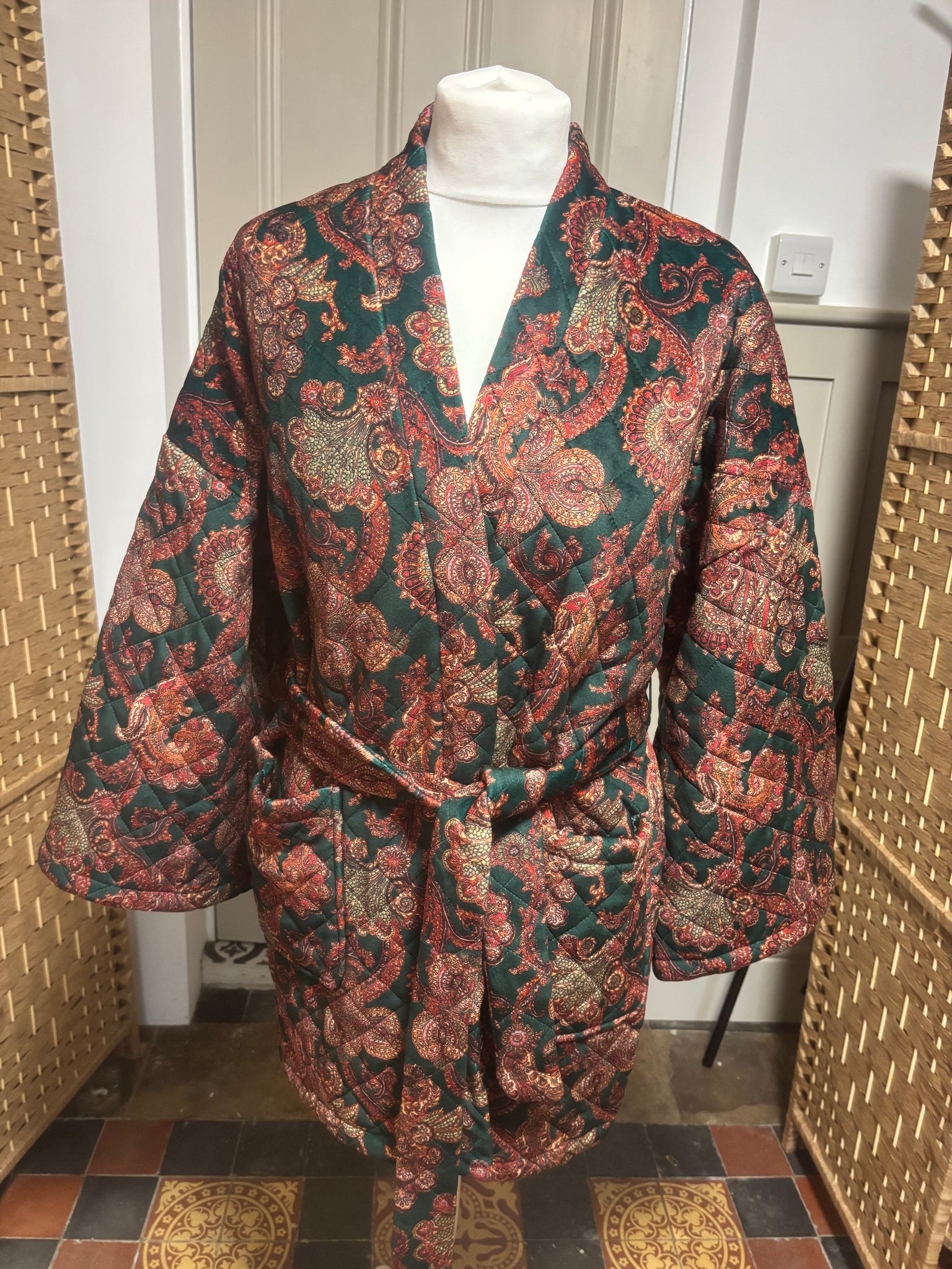 Angela Moda Quilted Jacket M