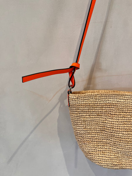Loewe Paula’s Ibiza Raffia Pochette Bag