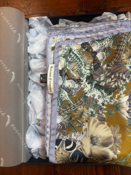 Aspinal Of London Silk Scarf