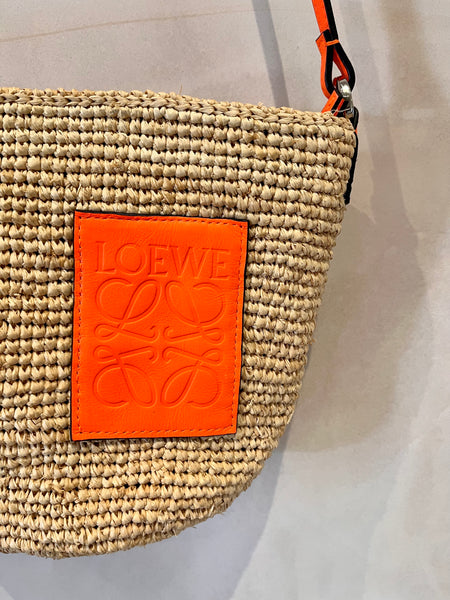 Loewe Paula’s Ibiza Raffia Pochette Bag
