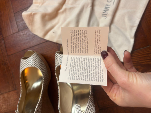 Jimmy Choos Espadrille Wedge 6