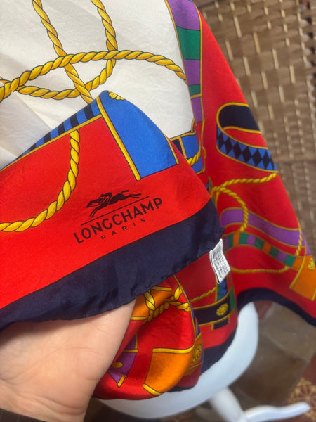 Longchamp Silk Scarf