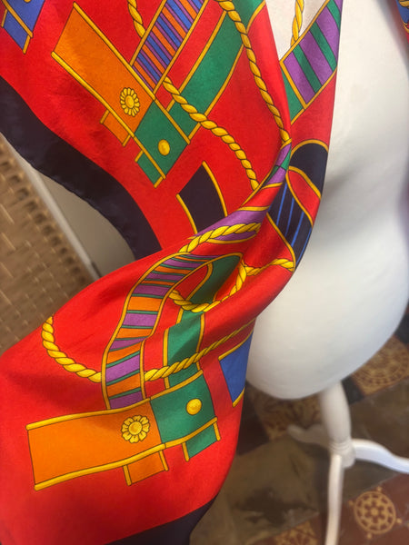 Longchamp Silk Scarf