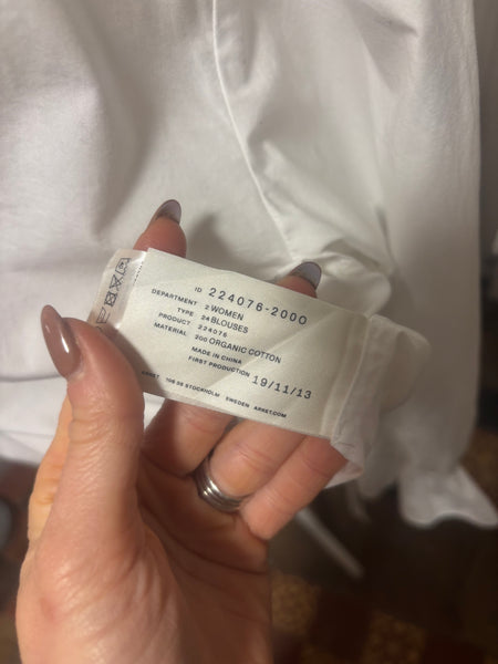 Arket White Blouse S