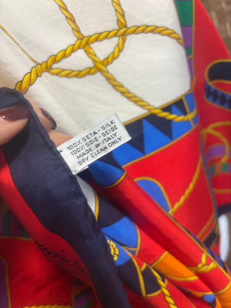 Longchamp Silk Scarf