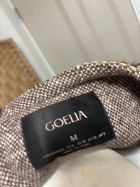 Goelia Brown Tweed Blazer M