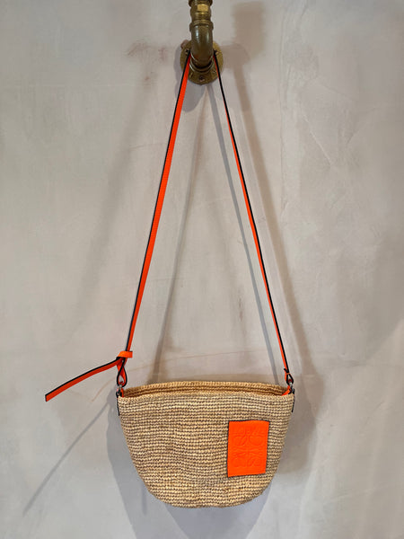 Loewe Paula’s Ibiza Raffia Pochette Bag