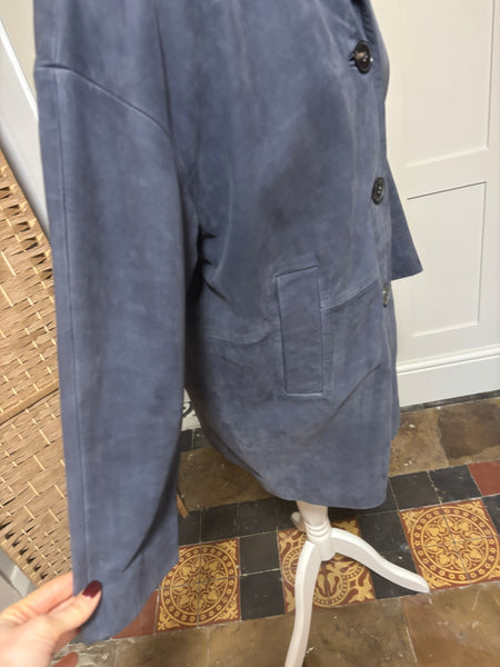 Massimo Dutti Leather Jacket S