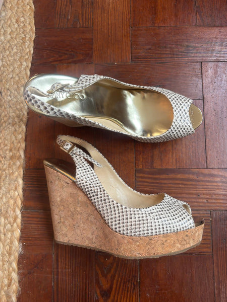 Jimmy Choos Espadrille Wedge 6
