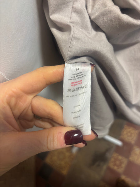 The White Company Leather Jacket