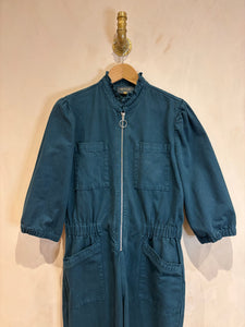 Wyse Teal Boiler Suit 12 Mo