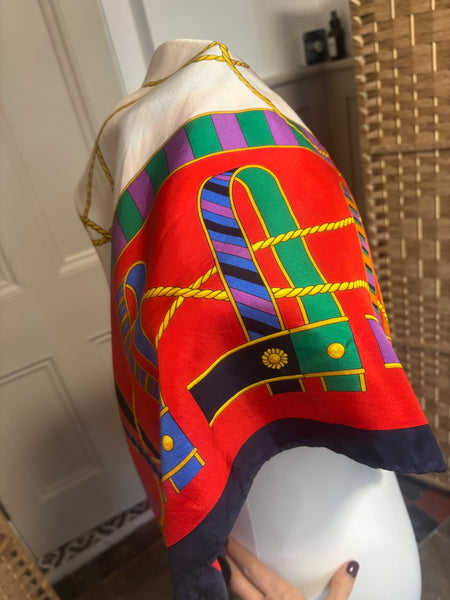 Longchamp Silk Scarf