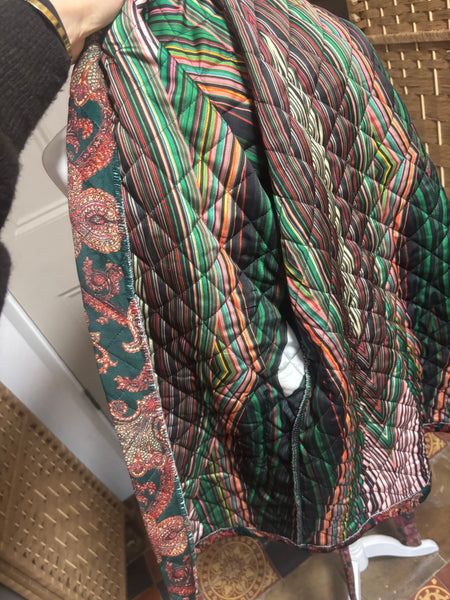 Angela Moda Quilted Jacket M