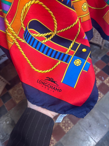 Longchamp Silk Scarf