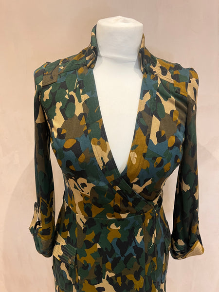 Diane Von Furstenberg Camo Dress 2
