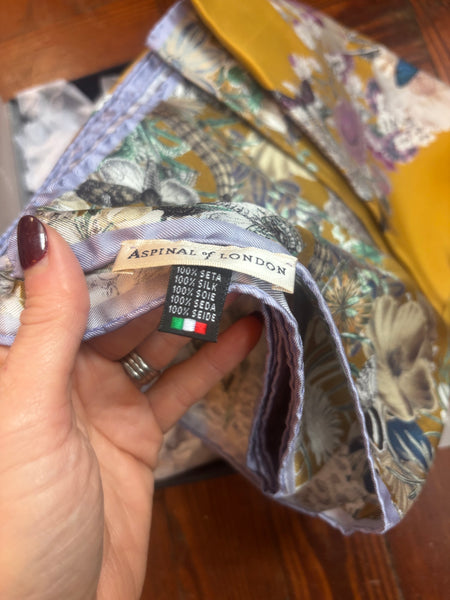 Aspinal Of London Silk Scarf