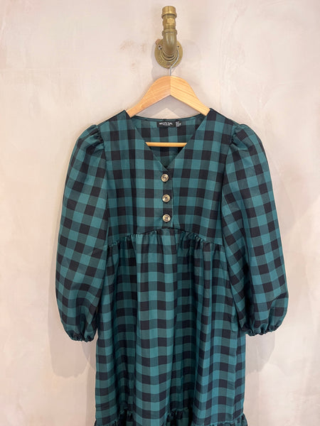 Nasty Gal Gingham Dress 10