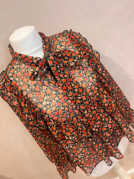 Zara Floral Blouse M