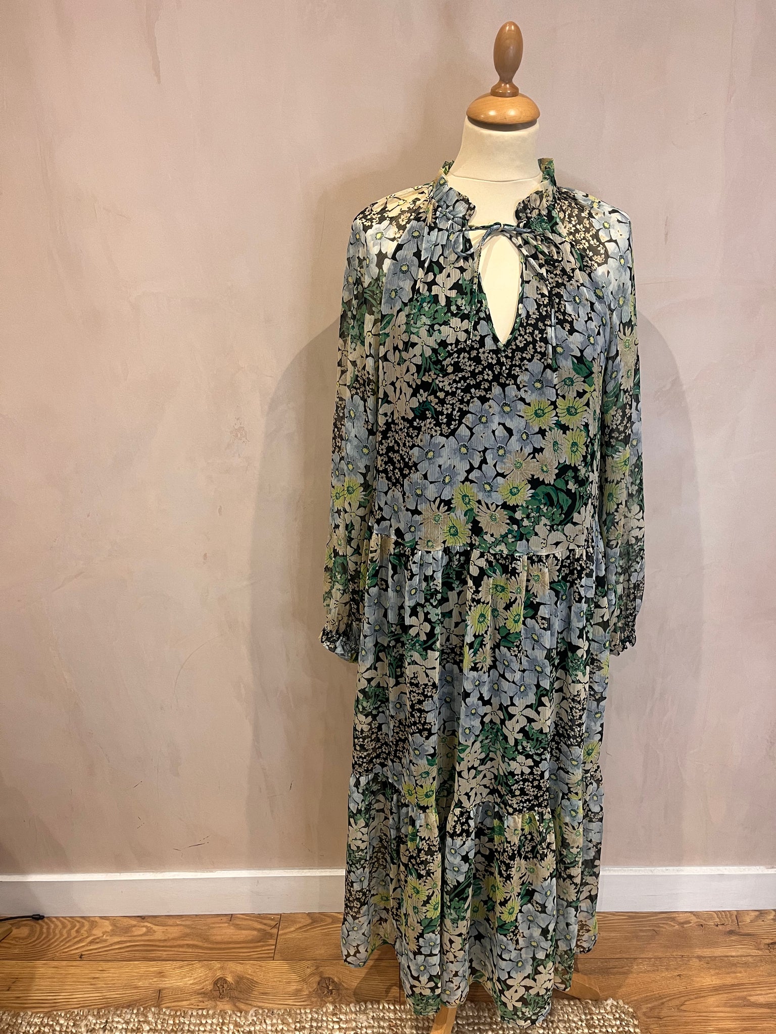 H&M Floral Midi S