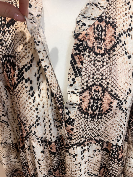 Snake Print Maxi