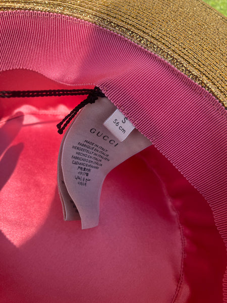 Gucci Lamé Papier Hat