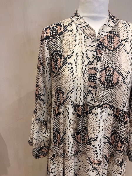 Snake Print Maxi