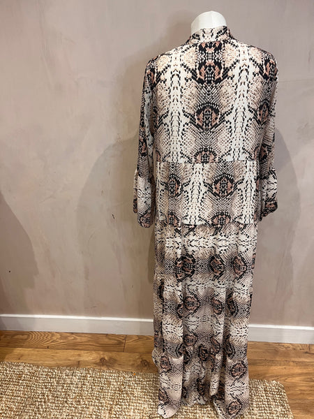 Snake Print Maxi