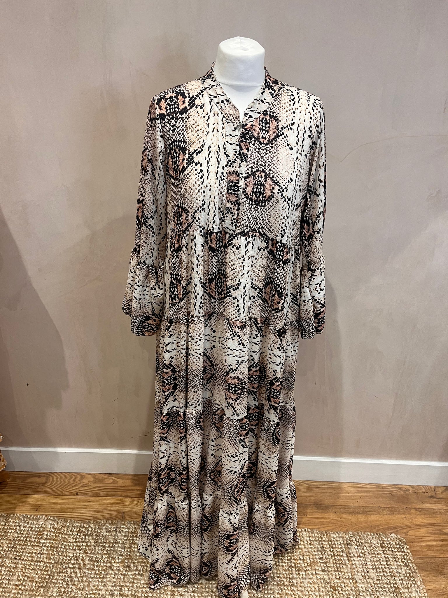 Snake Print Maxi