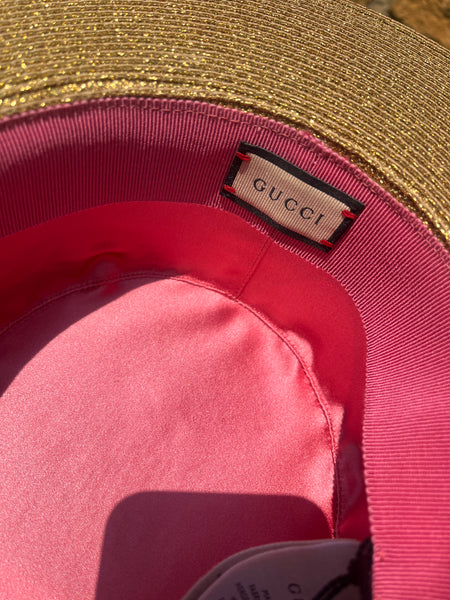 Gucci Lamé Papier Hat