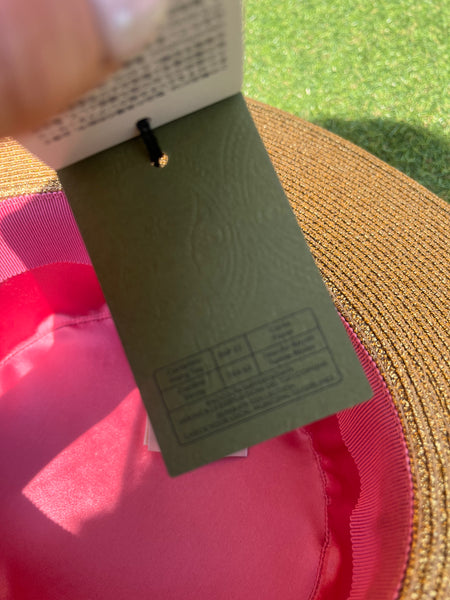 Gucci Lamé Papier Hat