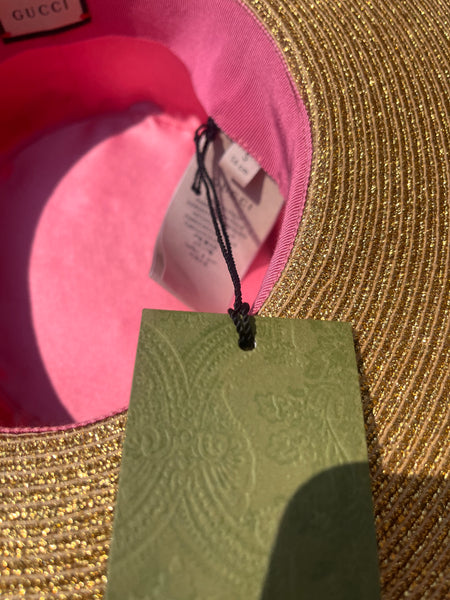 Gucci Lamé Papier Hat