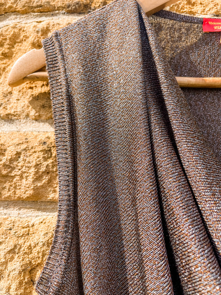 Vivienne Westwood Brown Knitted Dress L