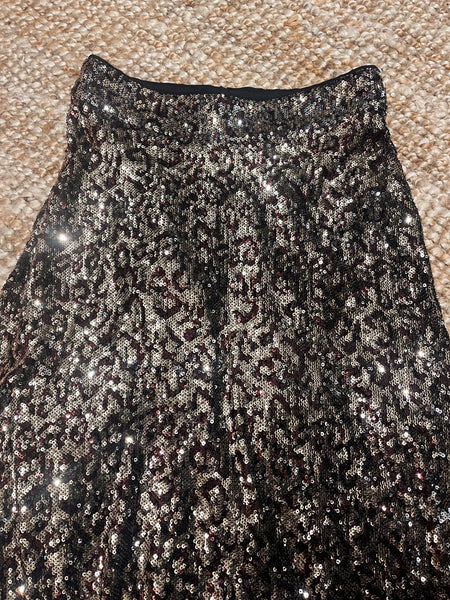 M&S Sequin Skirt 8