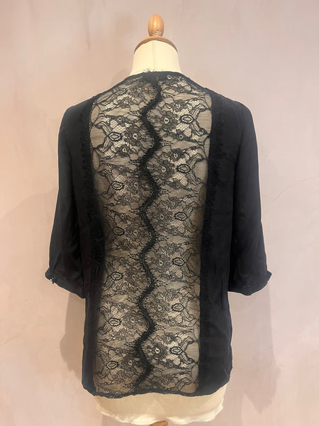 Sandro Paris Pure Silk Blouse