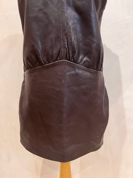 Zara Pleather Dress M