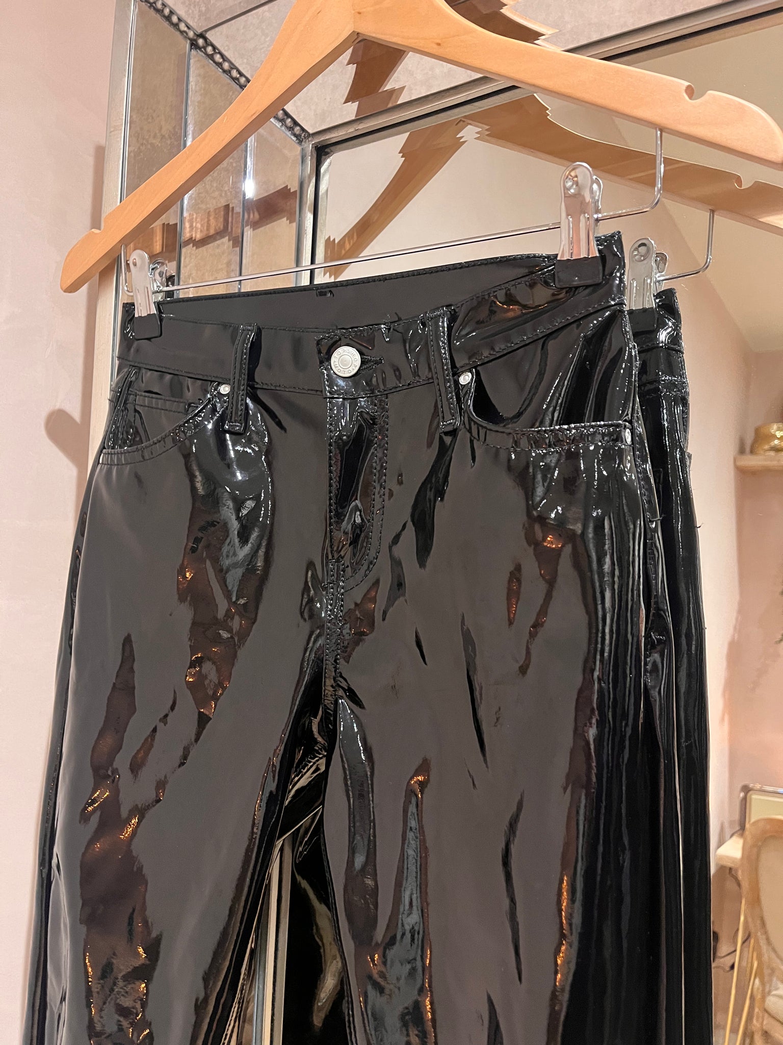 Pvc deals jeans topshop
