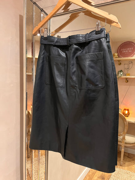 Topshop Boutique Leather  Skirt