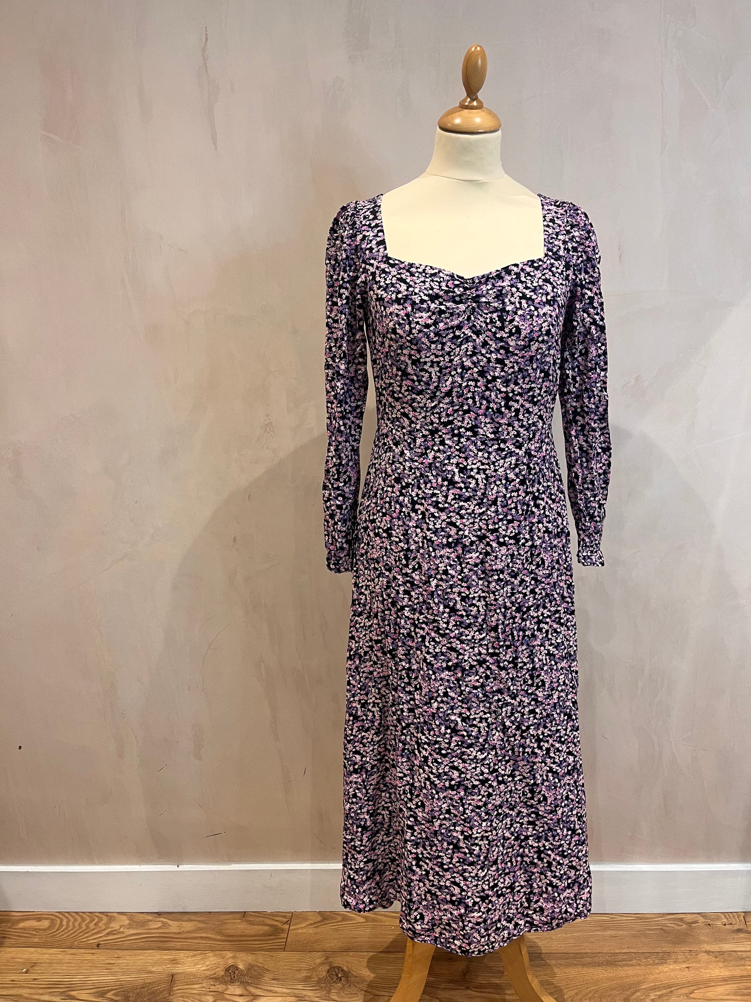 H&M Floral Midi Dress 10