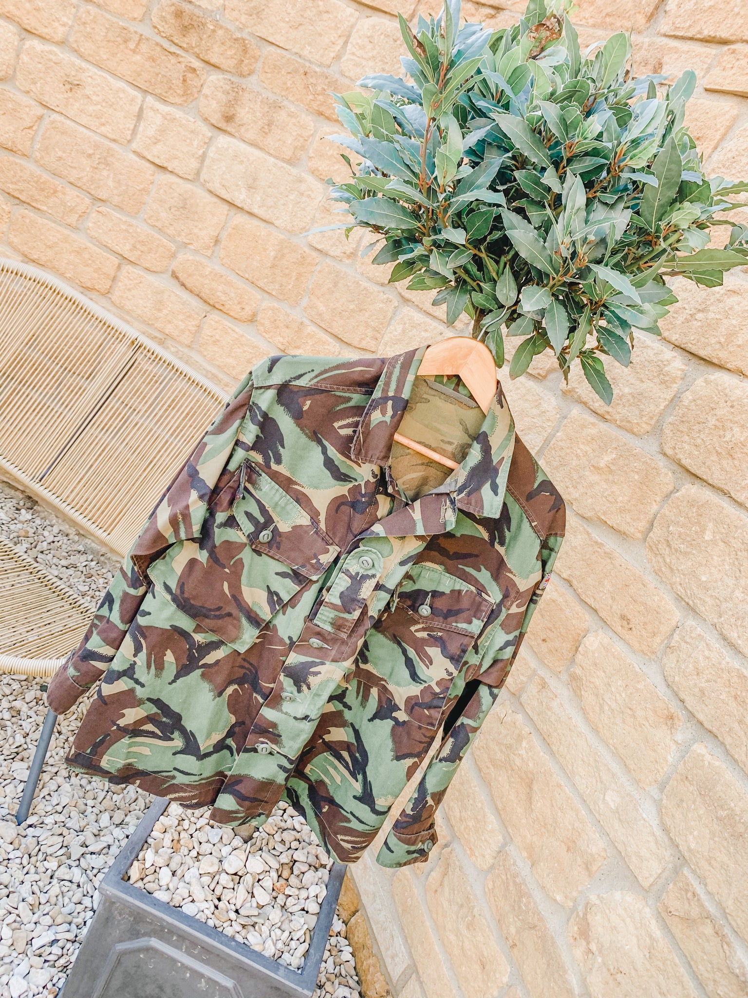 Original Vintage Military Camo Jacket